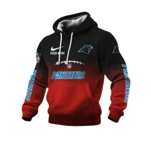 Carolina Panthers Pullover Hoodie Men’s Waffle Knit Limited Personalize Name