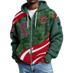 Cincinnati Reds Full Zip-Up Hoodie Waffle Knit 2027 Limited