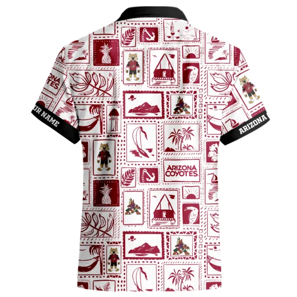 Arizona Coyotes Hawaiian Shirt 2026 Limited Premium Crinkle Textured Personalize Name