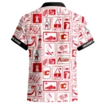 Calgary Flames Hawaiian Shirt 2026 Limited Premium Crinkle Textured Personalize Name