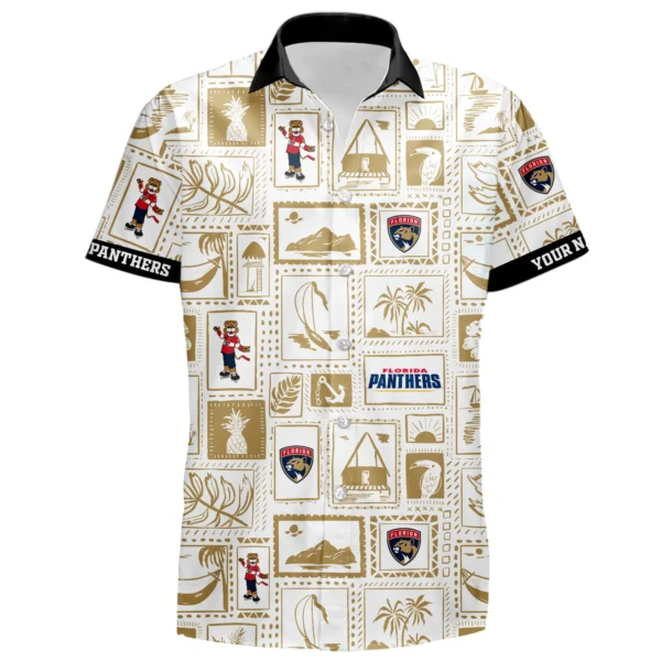 Florida Panthers Hawaiian Shirt 2026 Limited Premium Crinkle Textured Personalize Name