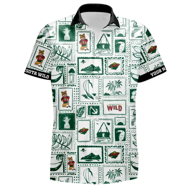 Minnesota Wild Hawaiian Shirt 2026 Limited Premium Crinkle Textured Personalize Name