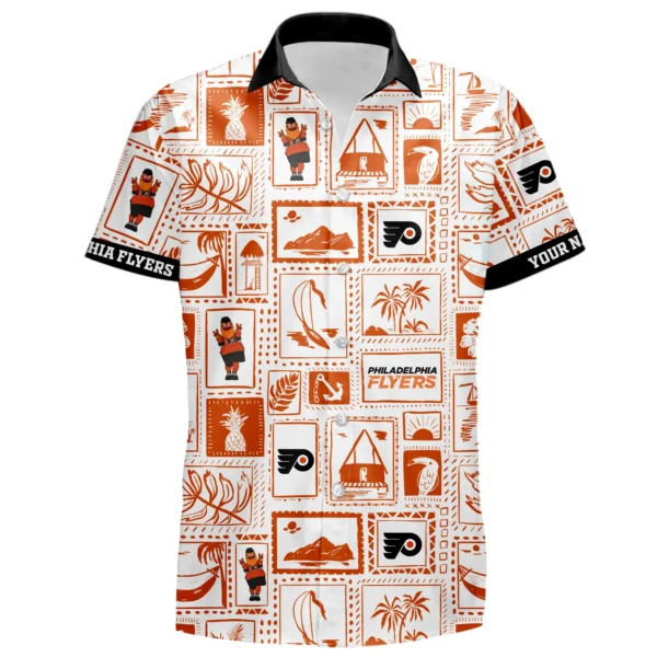 Philadelphia Flyers Hawaiian Shirt 2026 Limited Premium Crinkle Textured Personalize Name
