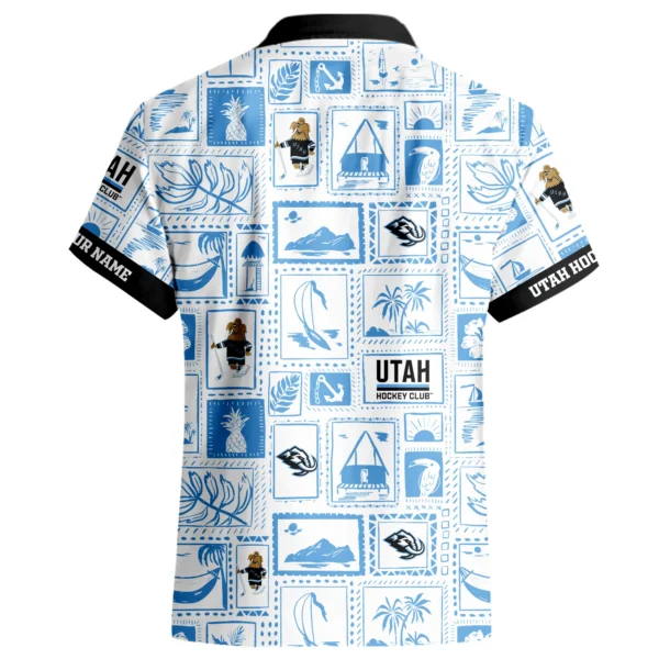 Utah Hockey Club Hawaiian Shirt 2026 Limited Premium Crinkle Textured Personalize Name