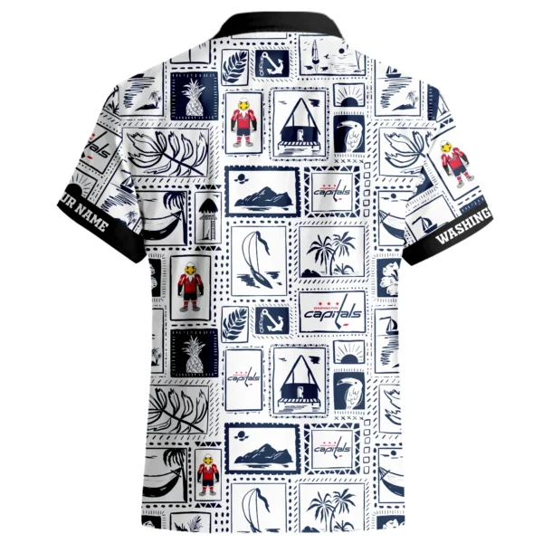 Washington Capitals Hawaiian Shirt 2026 Limited Premium Crinkle Textured Personalize Name
