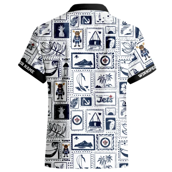 Winnipeg Jets Hawaiian Shirt 2026 Limited Premium Crinkle Textured Personalize Name