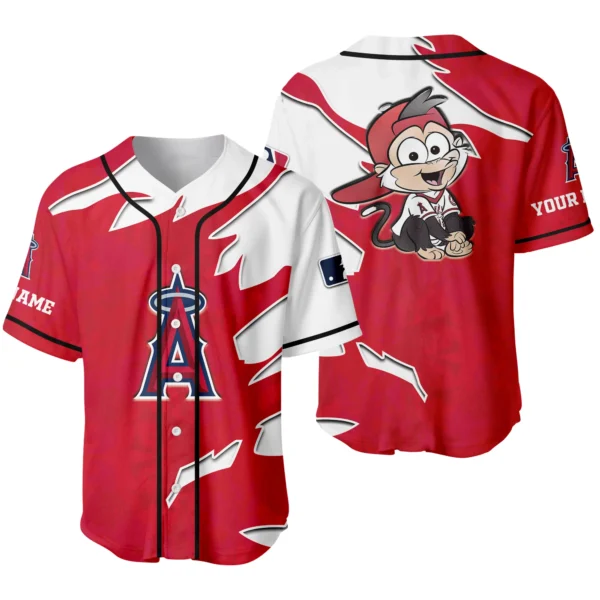 Los Angeles Angels Baseball Jersey Personalize Name New Limited