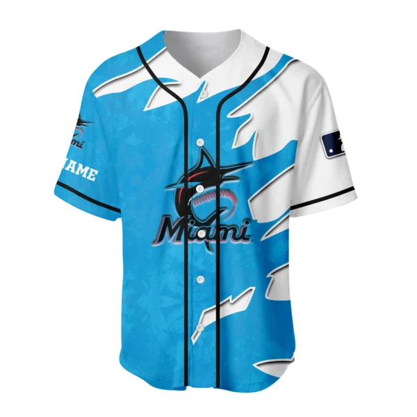 Miami Marlins Baseball Jersey Personalize Name New Limited