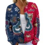 Atlanta Braves Women Sweater Knit Customize Name 2026 Limited