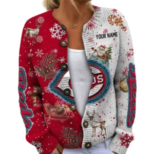 Cincinnati Reds Women Sweater Knit Customize Name 2026 Limited