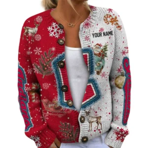 Cleveland Guardians Women Sweater Knit Customize Name 2026 Limited