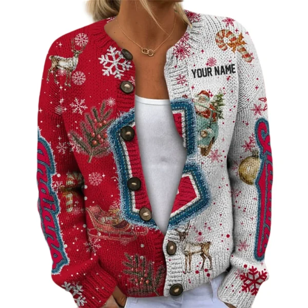 Cleveland Guardians Women Sweater Knit Customize Name 2026 Limited