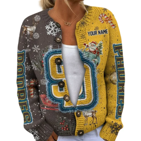 San Diego Padres Women Sweater Knit Customize Name 2026 Limited
