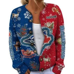 Toronto Blue Jays Women Sweater Knit Customize Name 2026 Limited