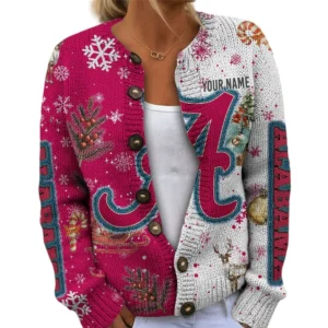 Alabama Crimson Tide Women’s Knit Sweater Customize Name