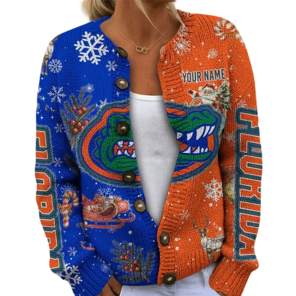 Florida Gators Women’s Knit Sweater Customize Name