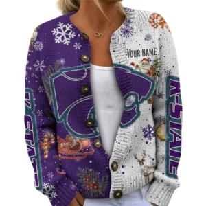 Kansas State Wildcats Women’s Knit Sweater Customize Name