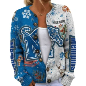Memphis Tigers Women’s Knit Sweater Customize Name