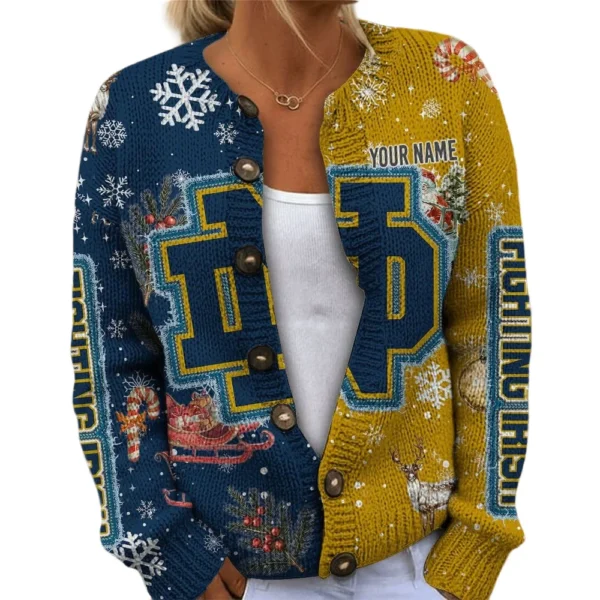 Notre Dame Fighting Irish Women’s Knit Sweater Customize Name