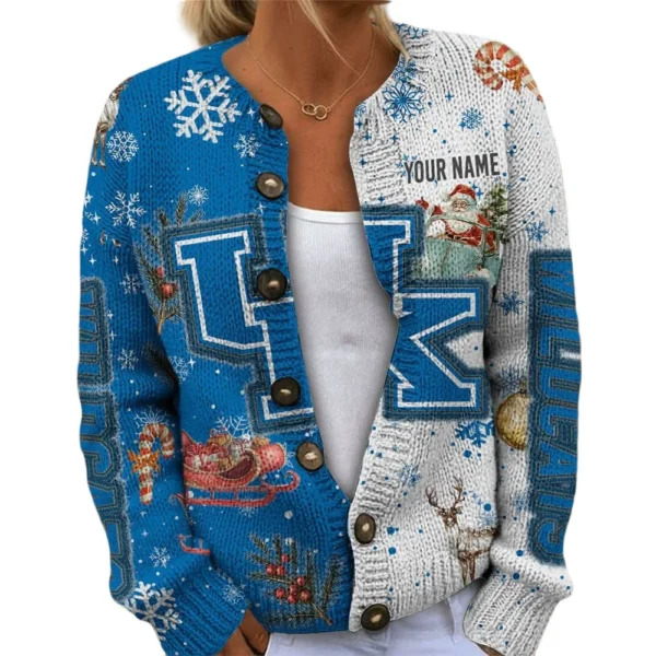 Kentucky Wildcats Women’s Knit Sweater Customize Name