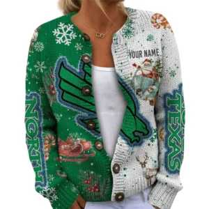 North Texas Mean Women’s Knit Sweater Customize Name