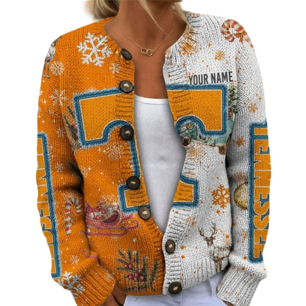 Tennessee Volunteers Women’s Knit Sweater Customize Name