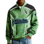 Chicago White Sox Men’s Quarter Zip Pullover Sweatshirt Waffle Knit Pocket 2026 Limited