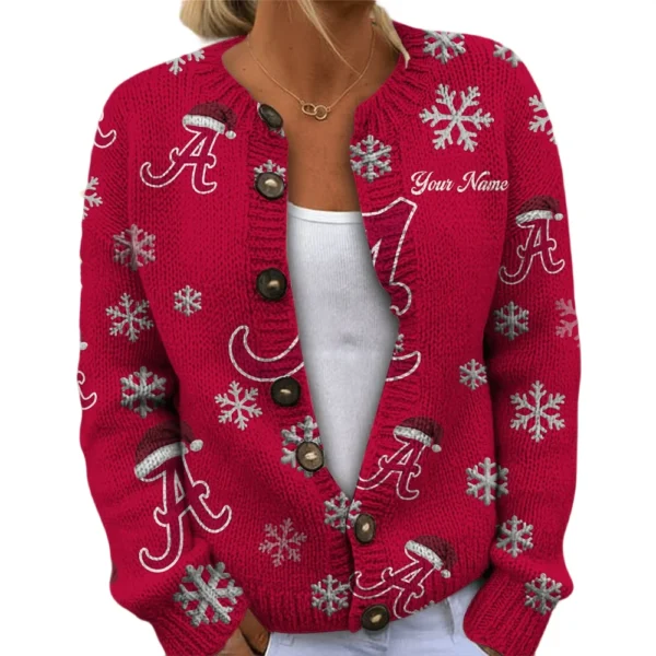 Alabama Crimson Tide Womens Knit Sweater Limited Personalize Name