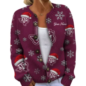 Texas A&M Aggies Womens Knit Sweater Limited Personalize Name