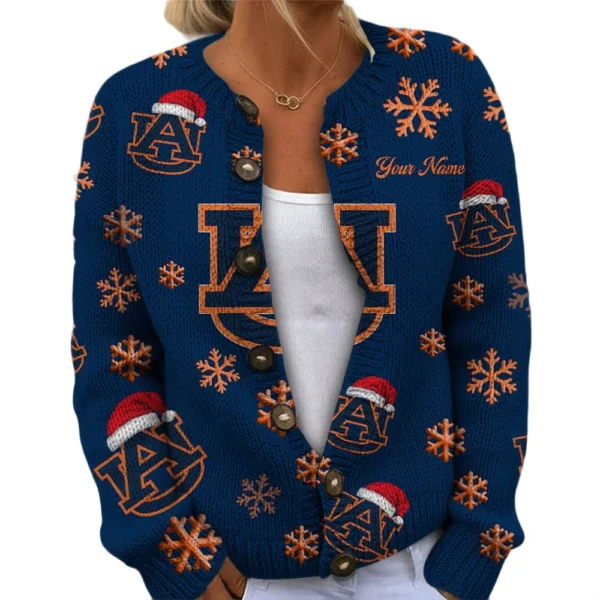 Auburn Tigers Womens Knit Sweater Limited Personalize Name
