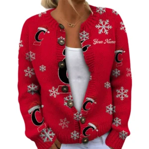 Cincinnati Bearcats Womens Knit Sweater Limited Personalize Name