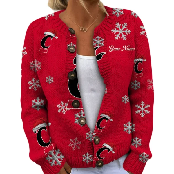 Cincinnati Bearcats Womens Knit Sweater Limited Personalize Name