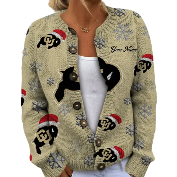 Colorado Buffaloes Womens Knit Sweater Limited Personalize Name