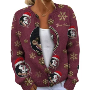 Florida State Seminoles Womens Knit Sweater Limited Personalize Name