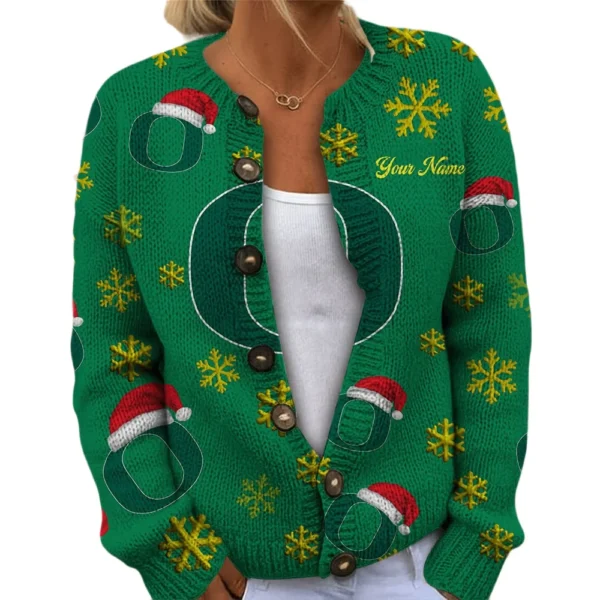 Oregon Ducks Womens Knit Sweater Limited Personalize Name
