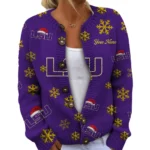 LSU Tigers Womens Knit Sweater Limited Personalize Name