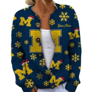 Michigan Wolverines Womens Knit Sweater Limited Personalize Name