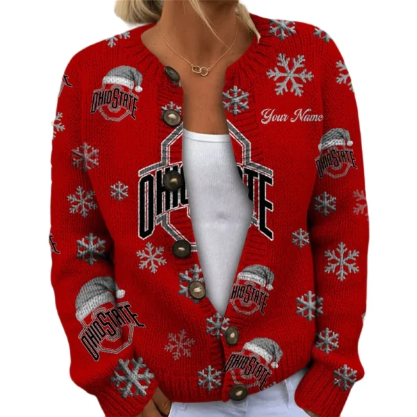 Ohio State Buckeyes Womens Knit Sweater Limited Personalize Name