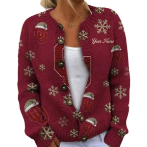 Oklahoma Sooners Womens Knit Sweater Limited Personalize Name