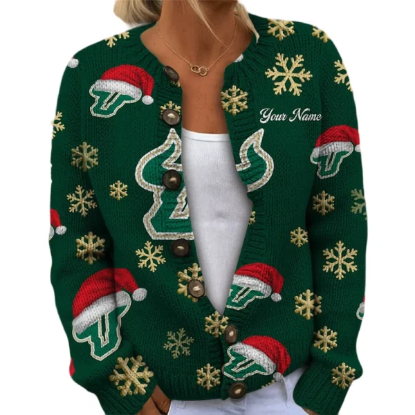 South Florida Bulls Womens Knit Sweater Limited Personalize Name