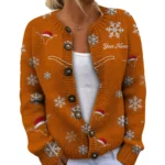 Texas Longhorns Womens Knit Sweater Limited Personalize Name