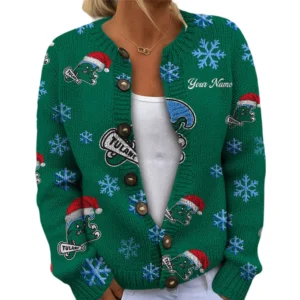Tulane Green Wave Womens Knit Sweater Limited Personalize Name