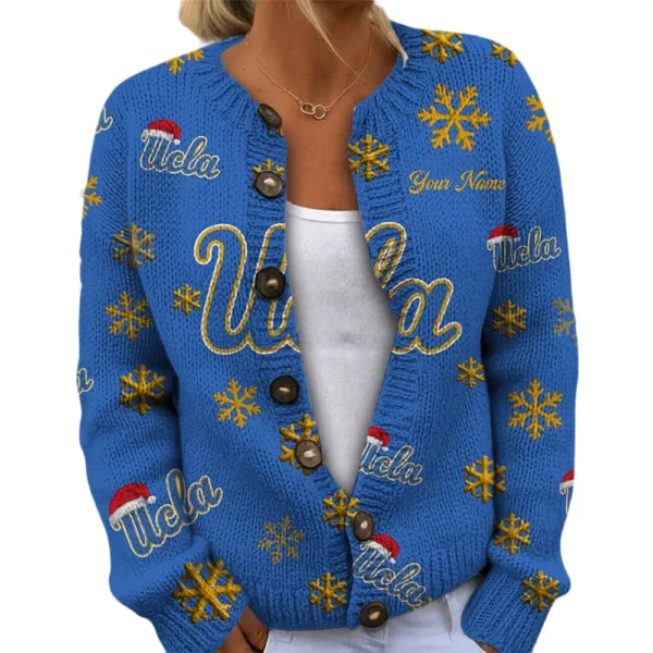 UCLA Bruins Womens Knit Sweater Limited Personalize Name