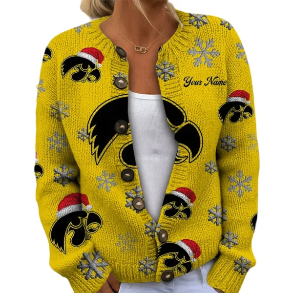 Iowa Hawkeyes Womens Knit Sweater Limited Personalize Name