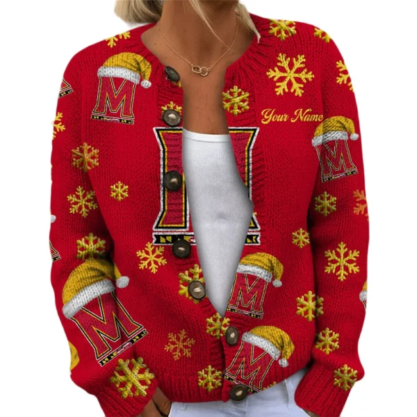 Maryland Terrapins Womens Knit Sweater Limited Personalize Name