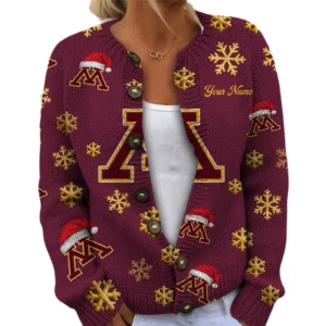 Minnesota Golden Gophers Womens Knit Sweater Limited Personalize Name