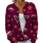 Virginia Tech Hokies Womens Knit Sweater Limited Personalize Name
