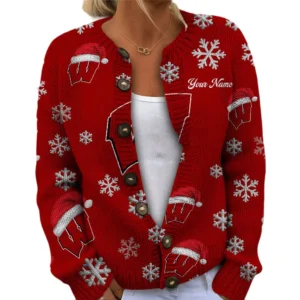 Wisconsin Badgers Womens Knit Sweater Limited Personalize Name