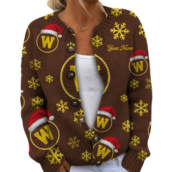 Western Michigan Broncos Womens Knit Sweater Limited Personalize Name