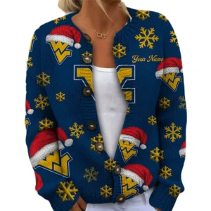 West Virginia Mountaineers Womens Knit Sweater Limited Personalize Name